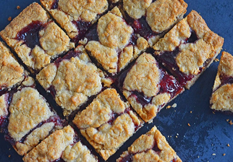raspberry jam bars