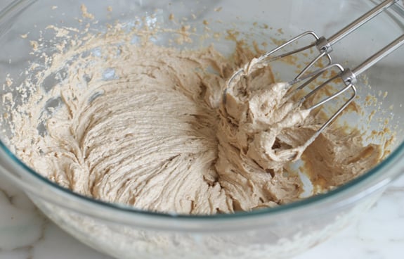 creaming butter and sugar