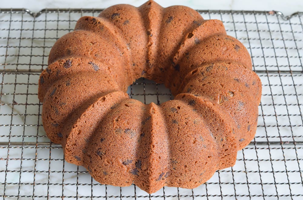 Sour Cream Chocolate Chip Coffee Cake-10