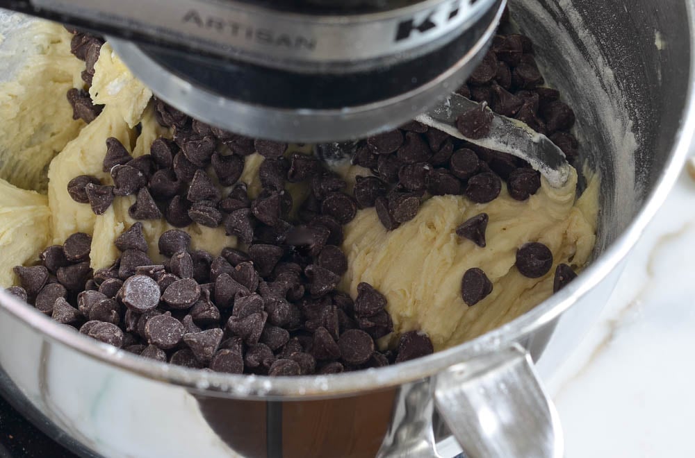 Sour Cream Chocolate Chip Coffee Cake-8