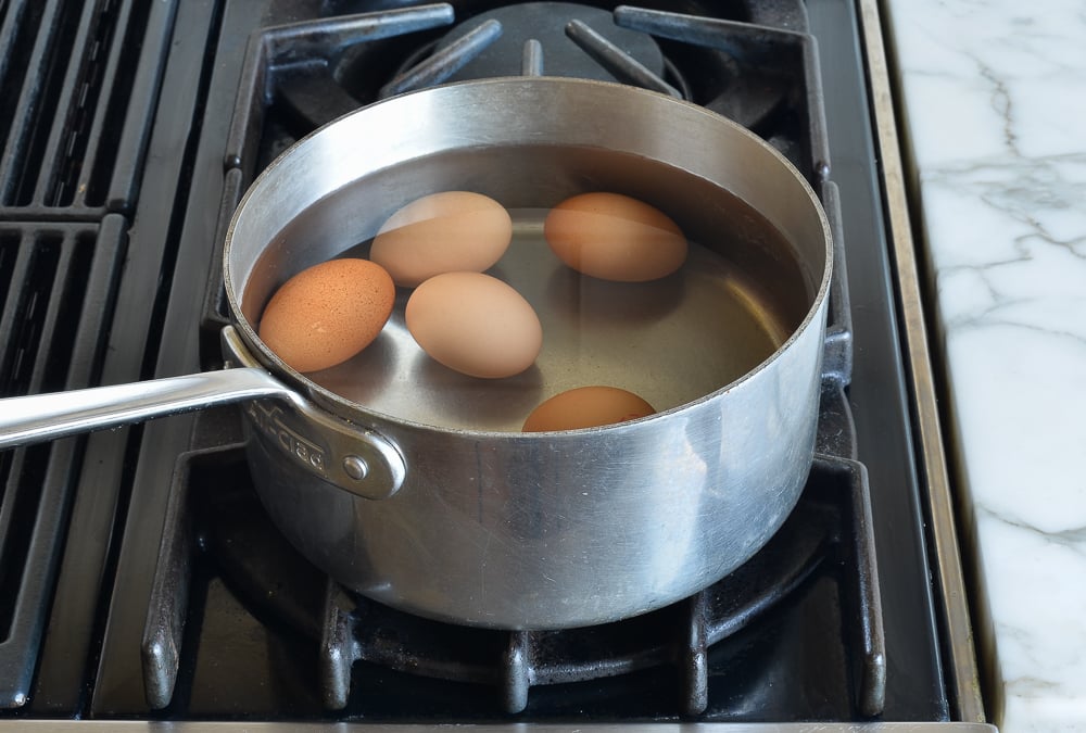 eggs in pot