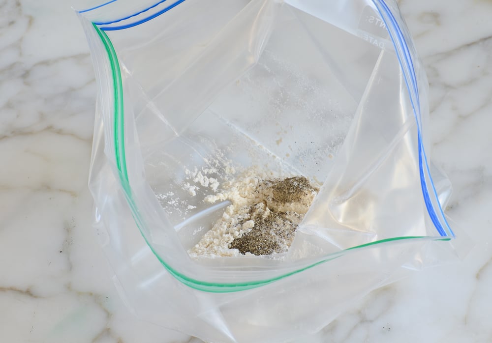 Seasonings in a bag.