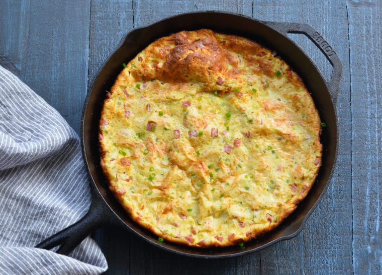ham and cheese oven-puffed