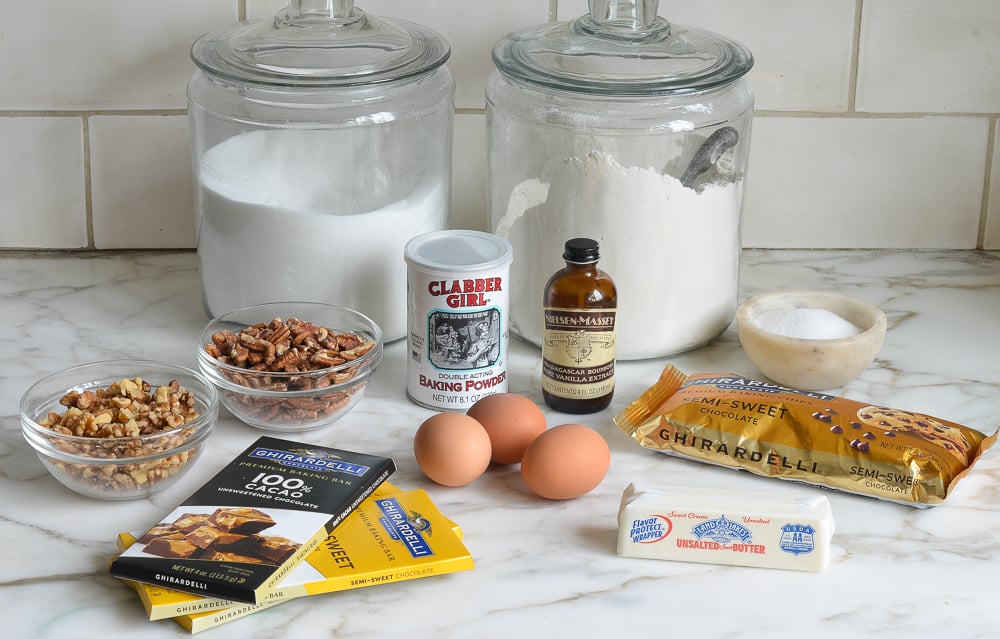 Blobb ingredients including eggs, butter, and vanilla.