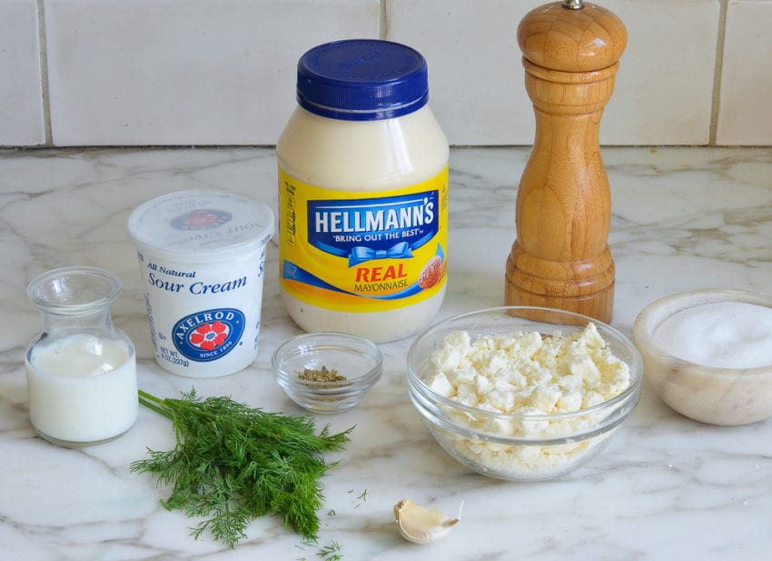how to make creamy feta dressing