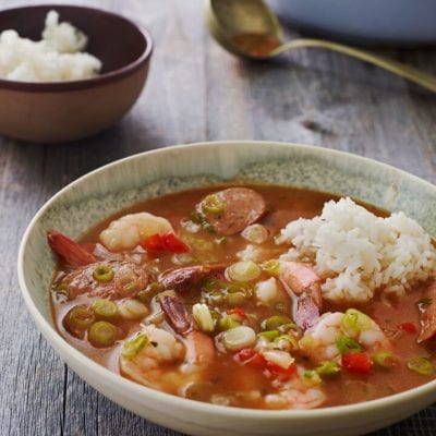Bowl of gumbo.