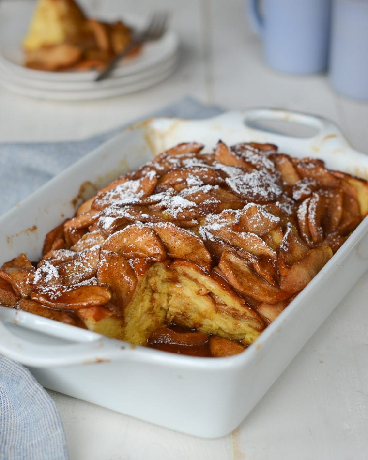 baked apple french toast