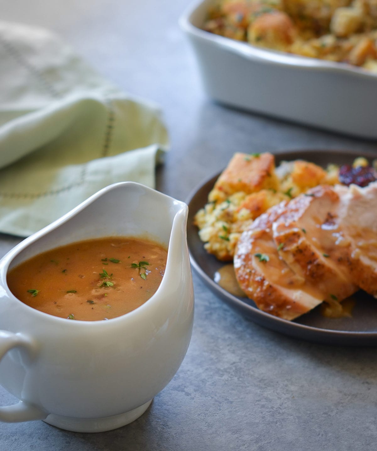 Easy Roast Turkey with Gravy