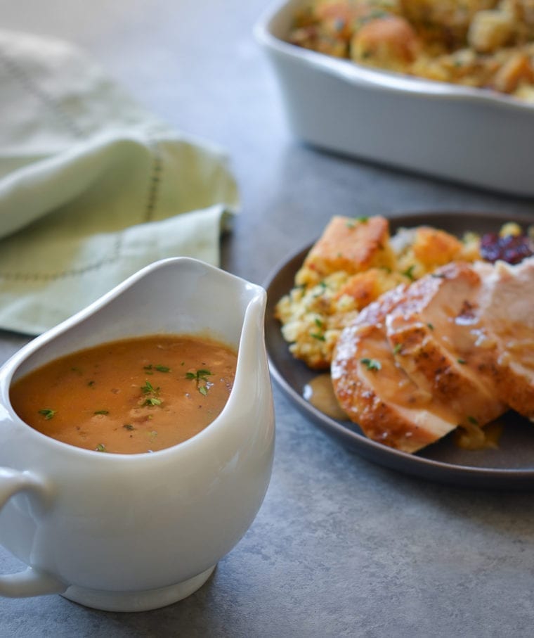 Easy Roast Turkey with Gravy
