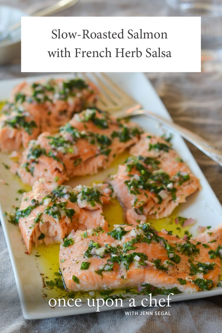 slow roasted salmon