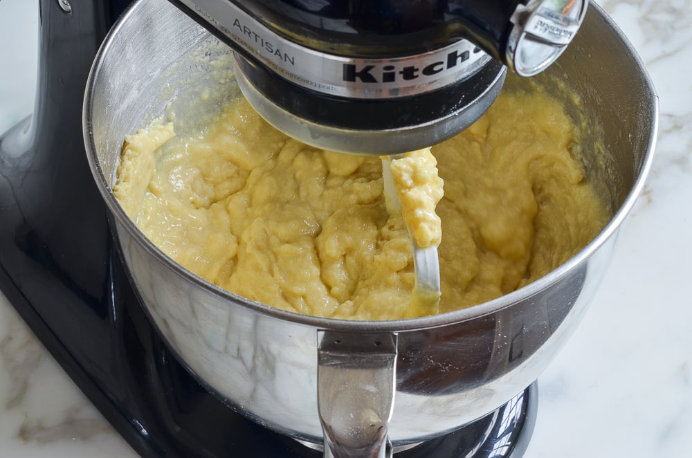 mixing wet and dry ingredients