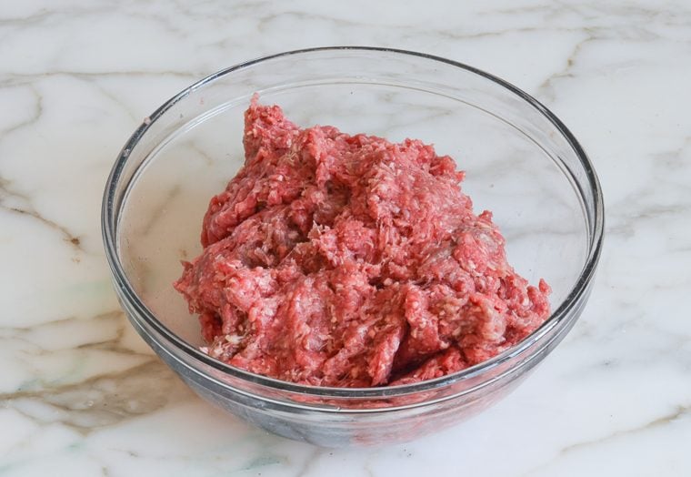 mixed beef mixture