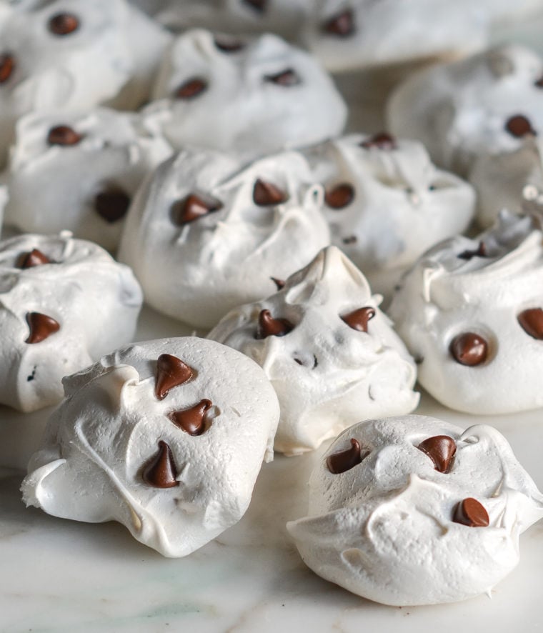 Chocolate Chip Meringue Cookies