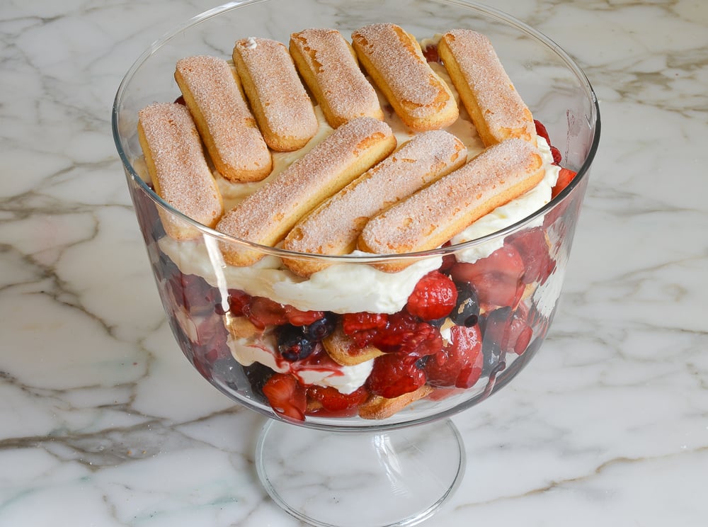 assembling the trifle 2
