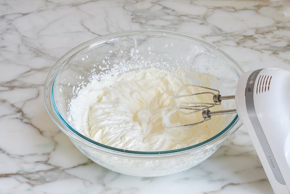 beating heavy cream