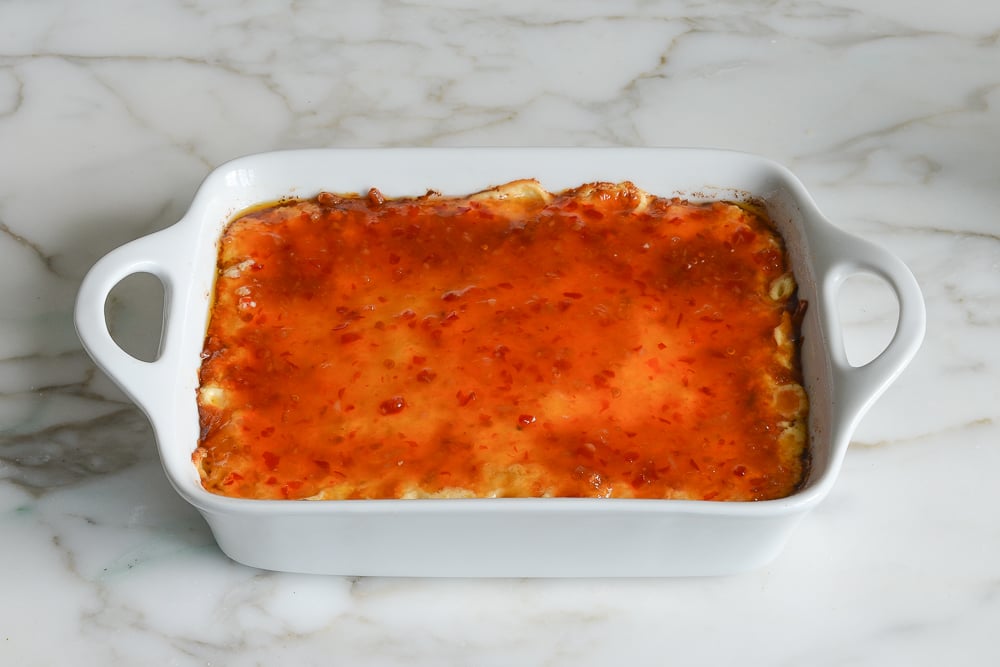 topping dip with thai sweet chili sauce