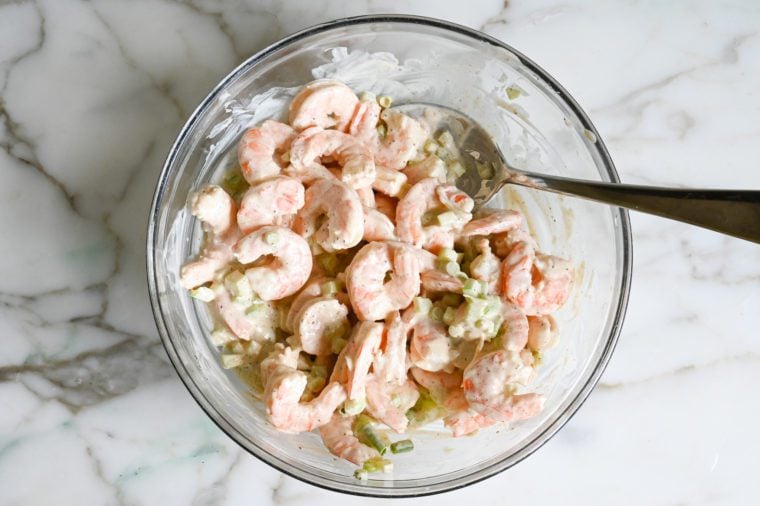 tossed shrimp salad