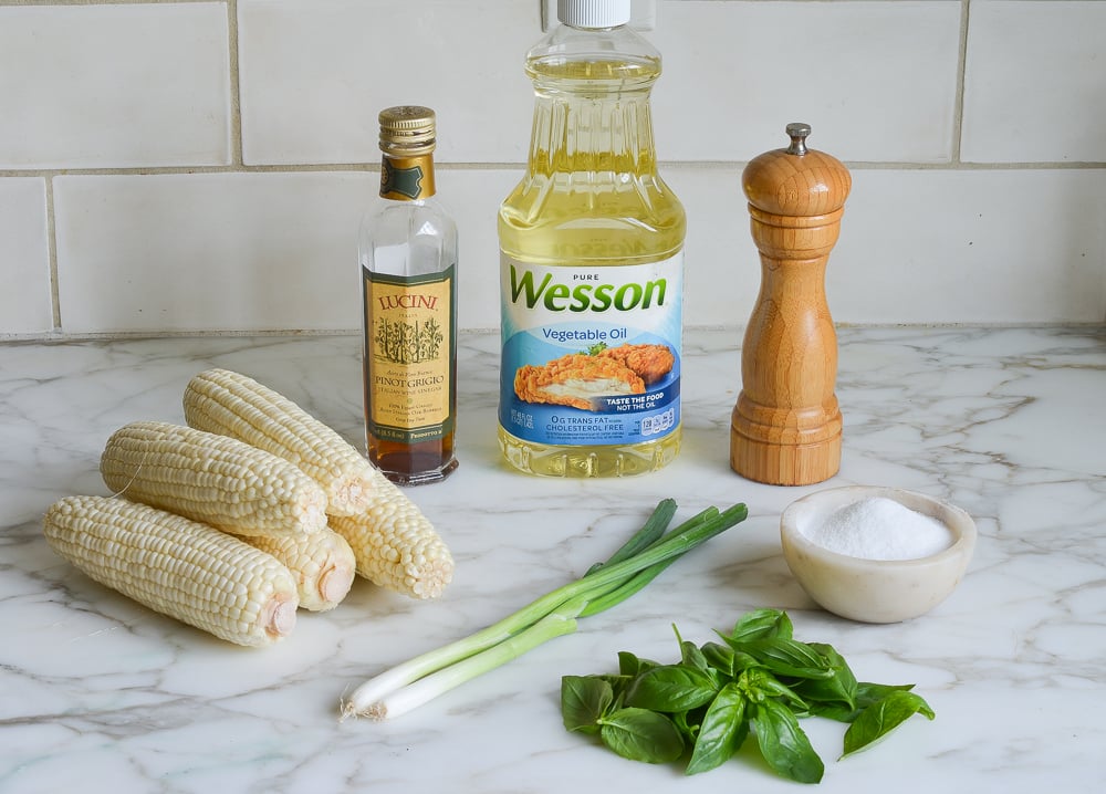 ingredients for corn salad
