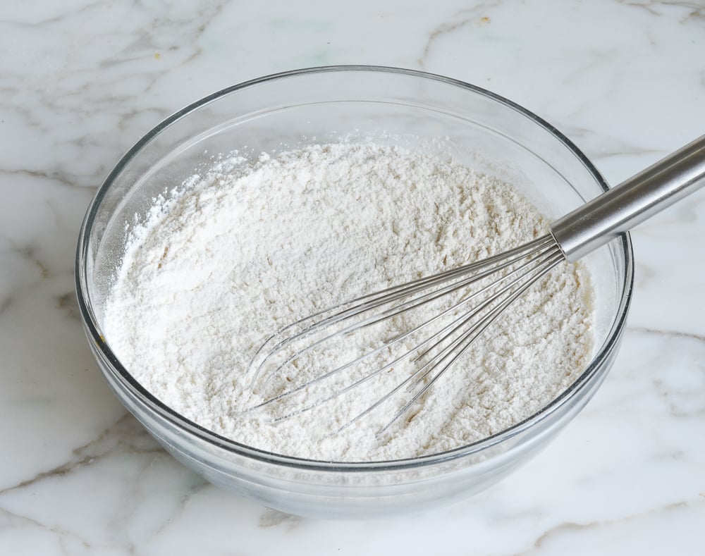 whisked dry ingredients