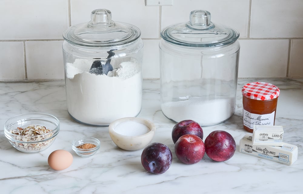 Plum Galette Ingredients