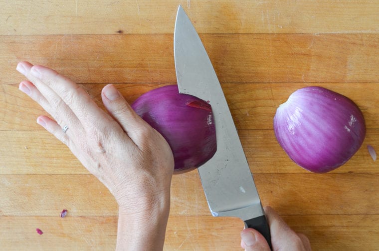 making horizontal slices