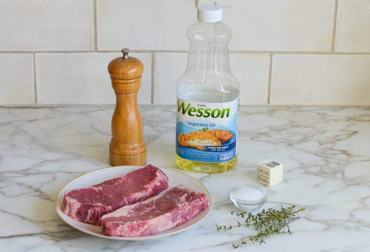 Ingredients including vegetable oil, thyme, and pepper.