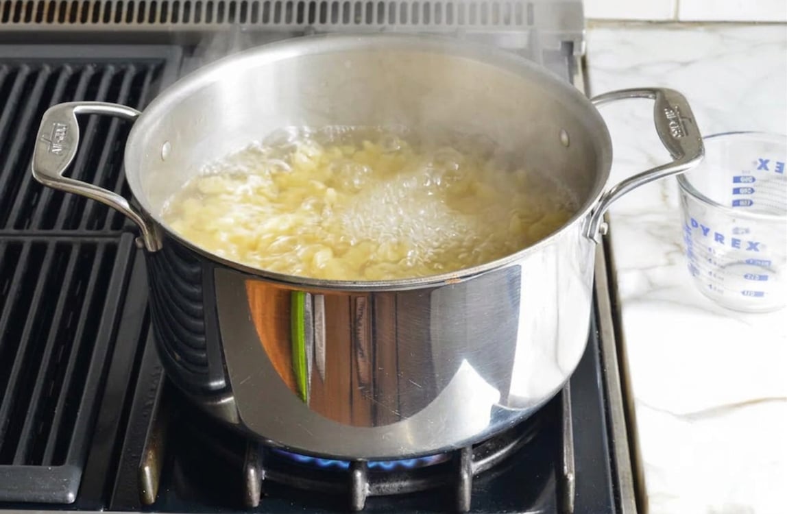 cooking pasta