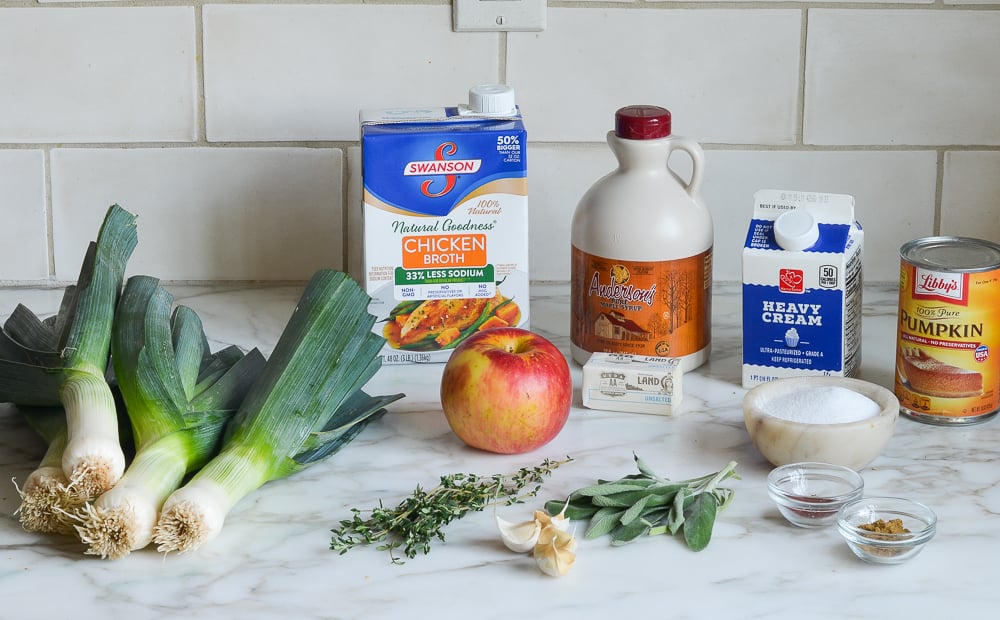pumpkin soup ingredients