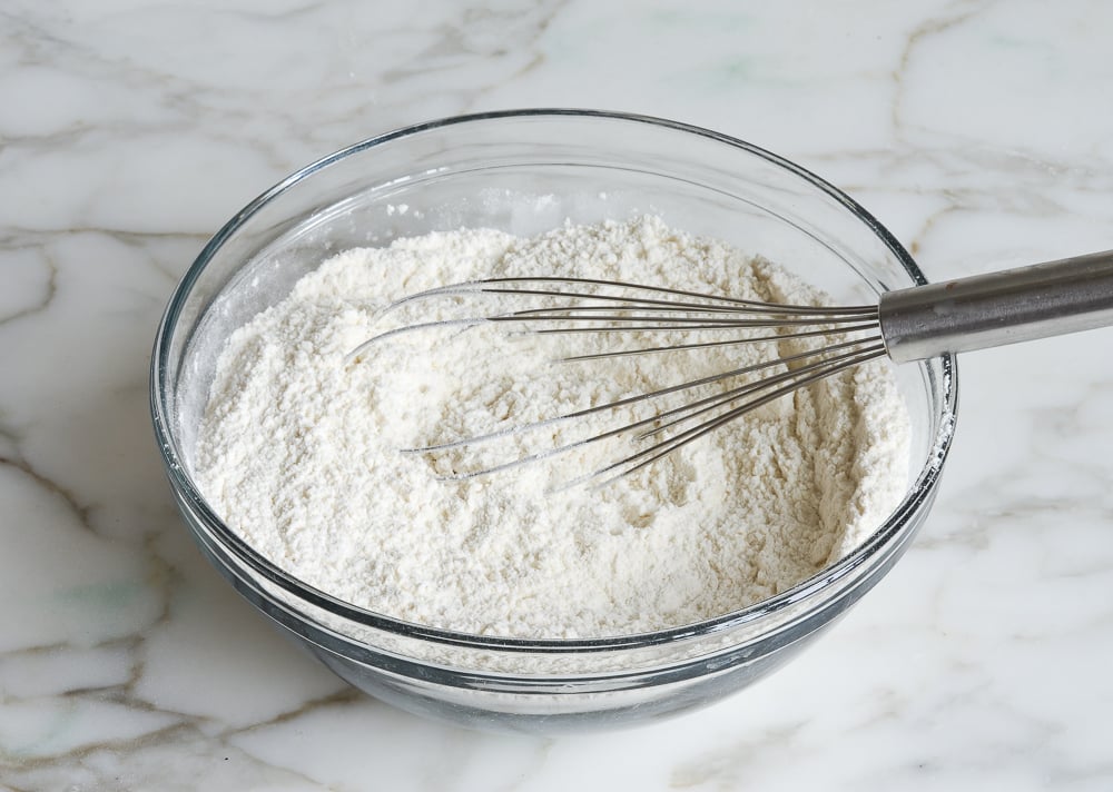 whisked dry ingredients