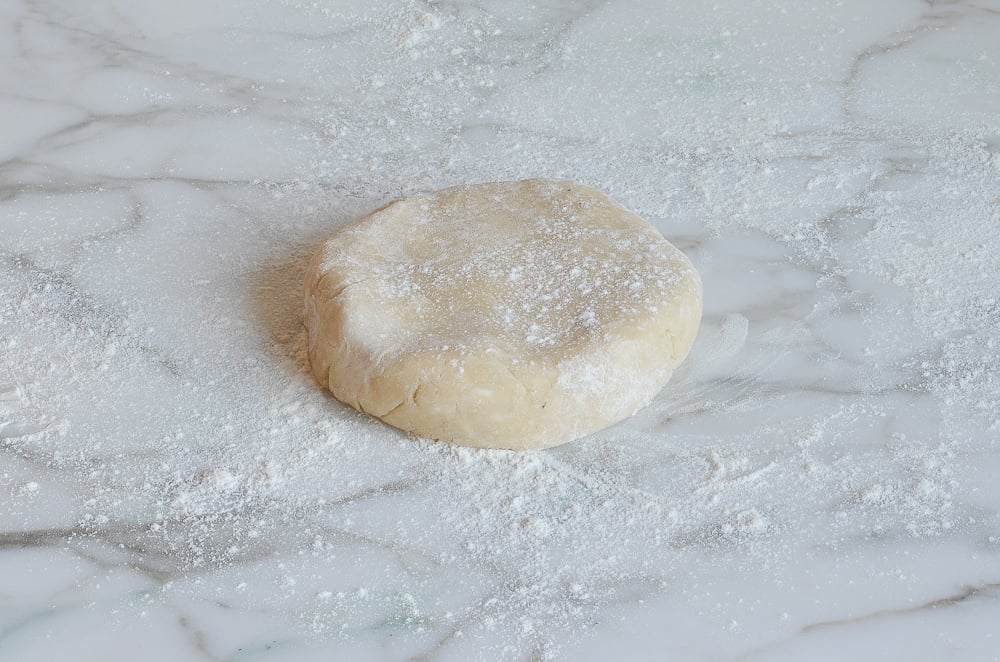kneaded pie crust dough