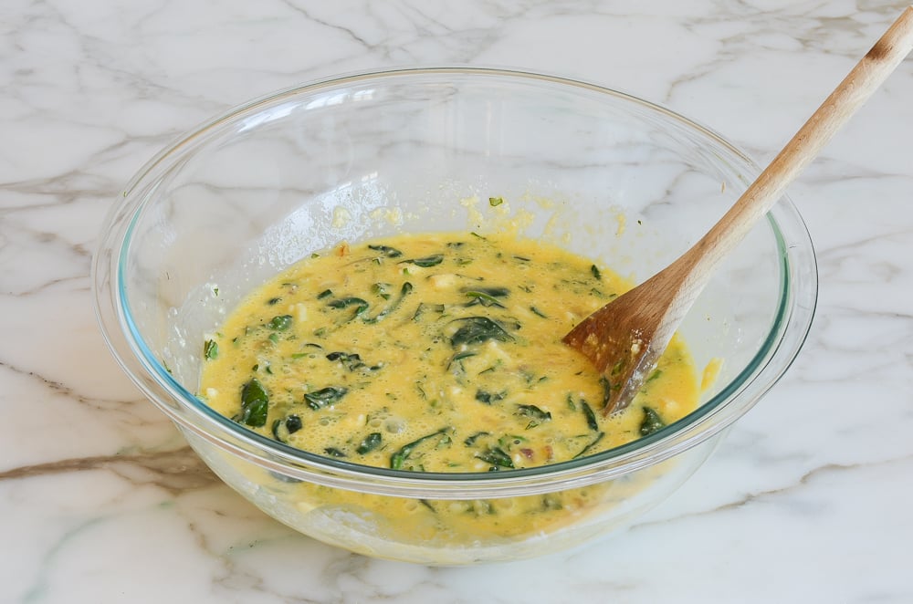 mixed frittata mixture