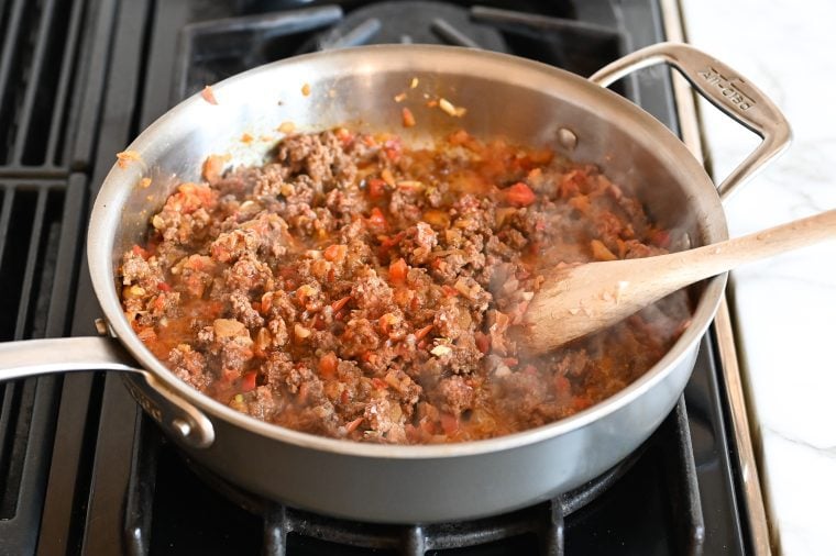 browned beef mixture