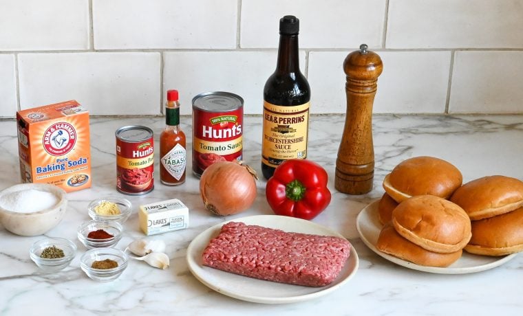 ingredients for sloppy joes