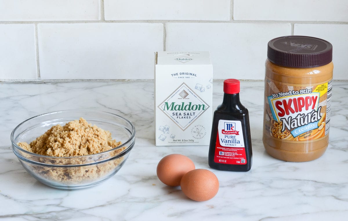 peanut butter cookie ingredients