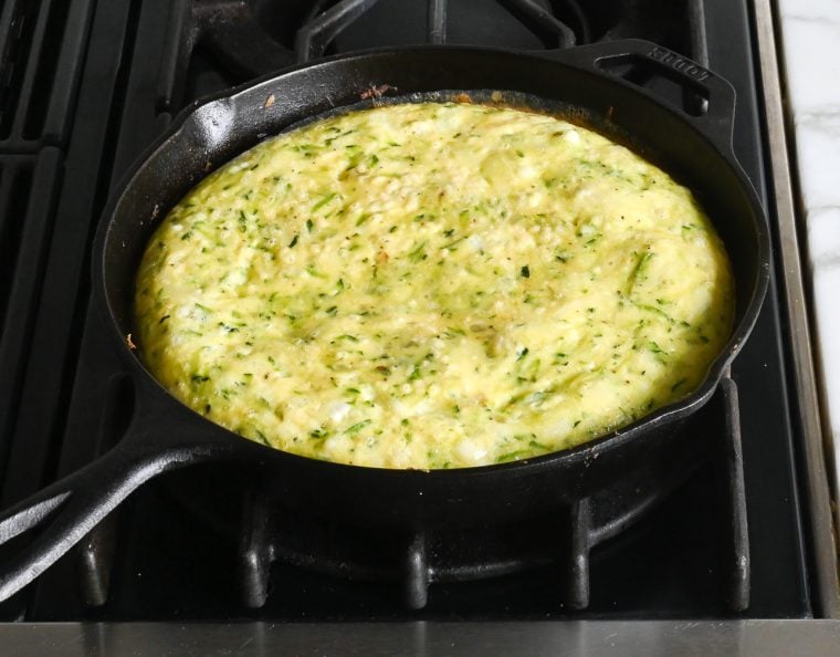 baked zucchini frittata
