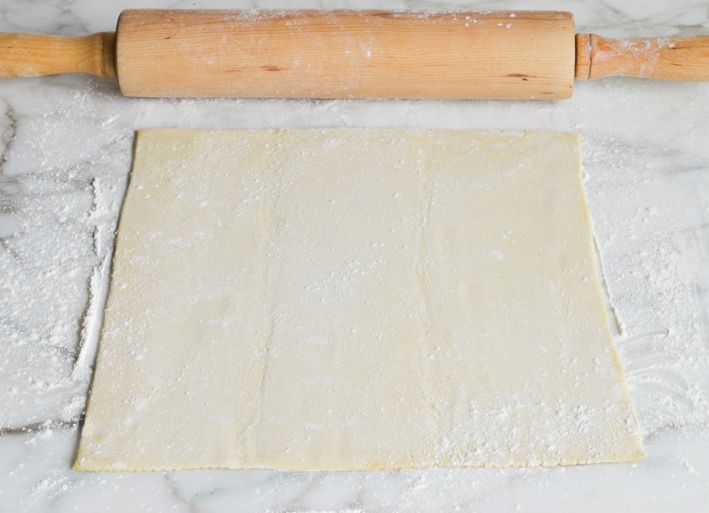 rolled puff pastry sheet