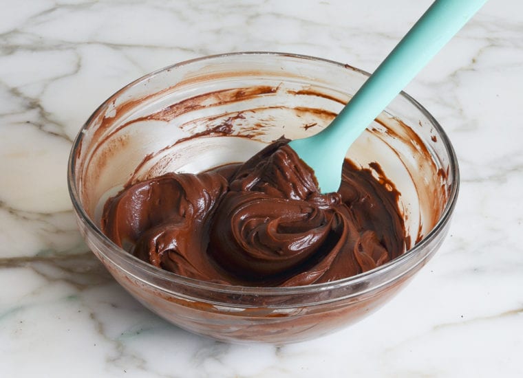 thickened chocolate ganache