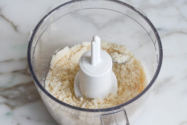 ground almonds and sugar