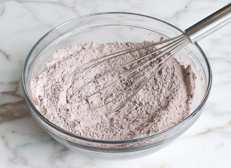 whisked dry ingredients