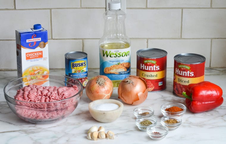 turkey chili ingredients