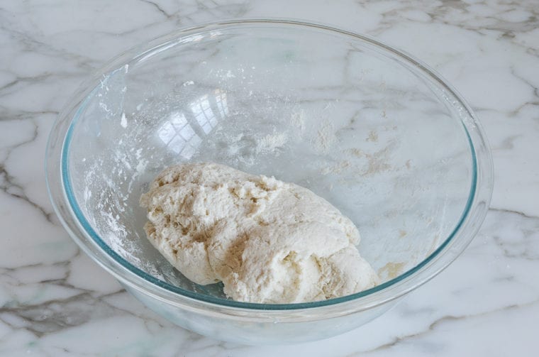 kneaded bagel dough