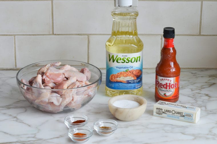 baked chicken wings ingredients.