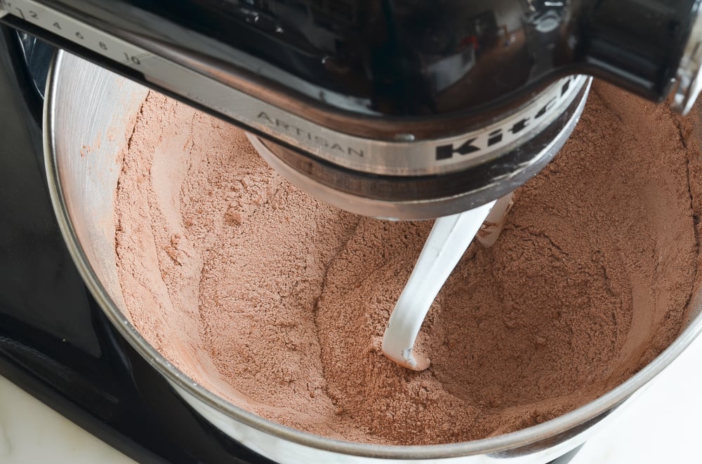 mixed dry ingredients