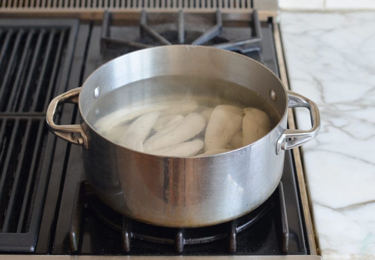 cooked chicken in pot