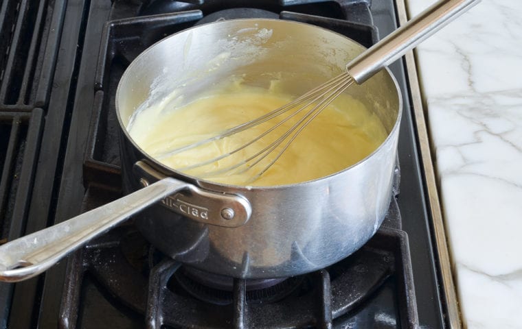 thickened pastry cream