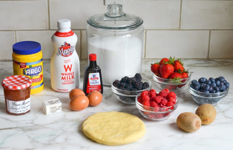french fruit tart ingredients