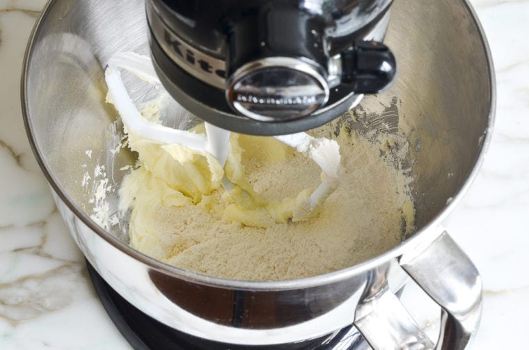 adding the flour