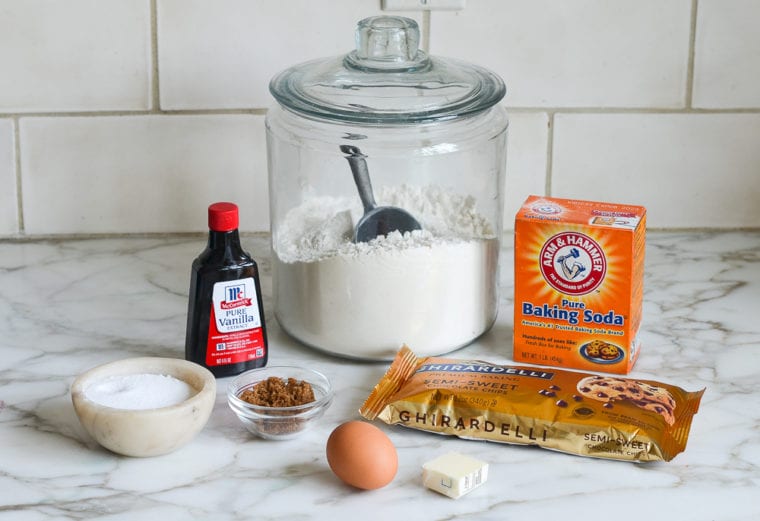 cookie in a mug ingredients
