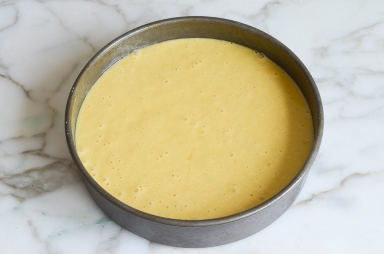 batter in the pan