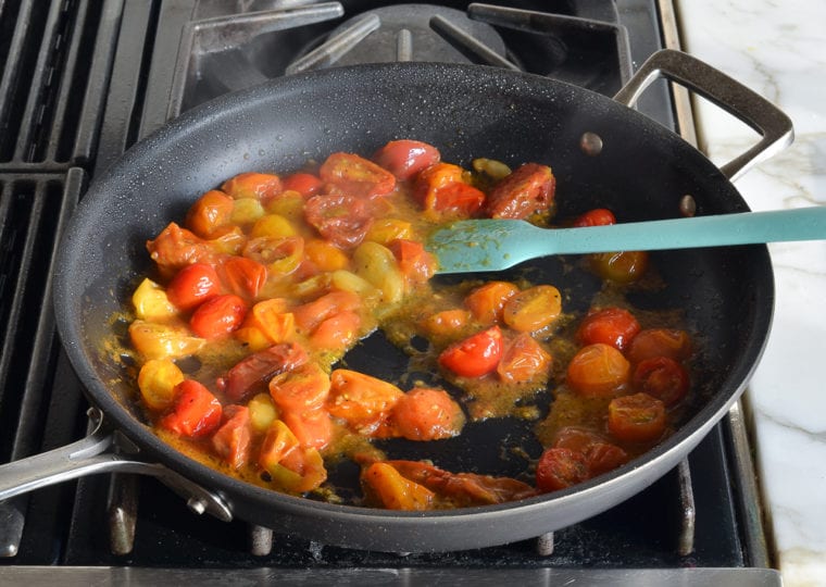 saucy cherry tomatoes